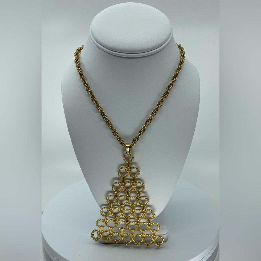 Vintage 1970's Act ll gold tone necklace